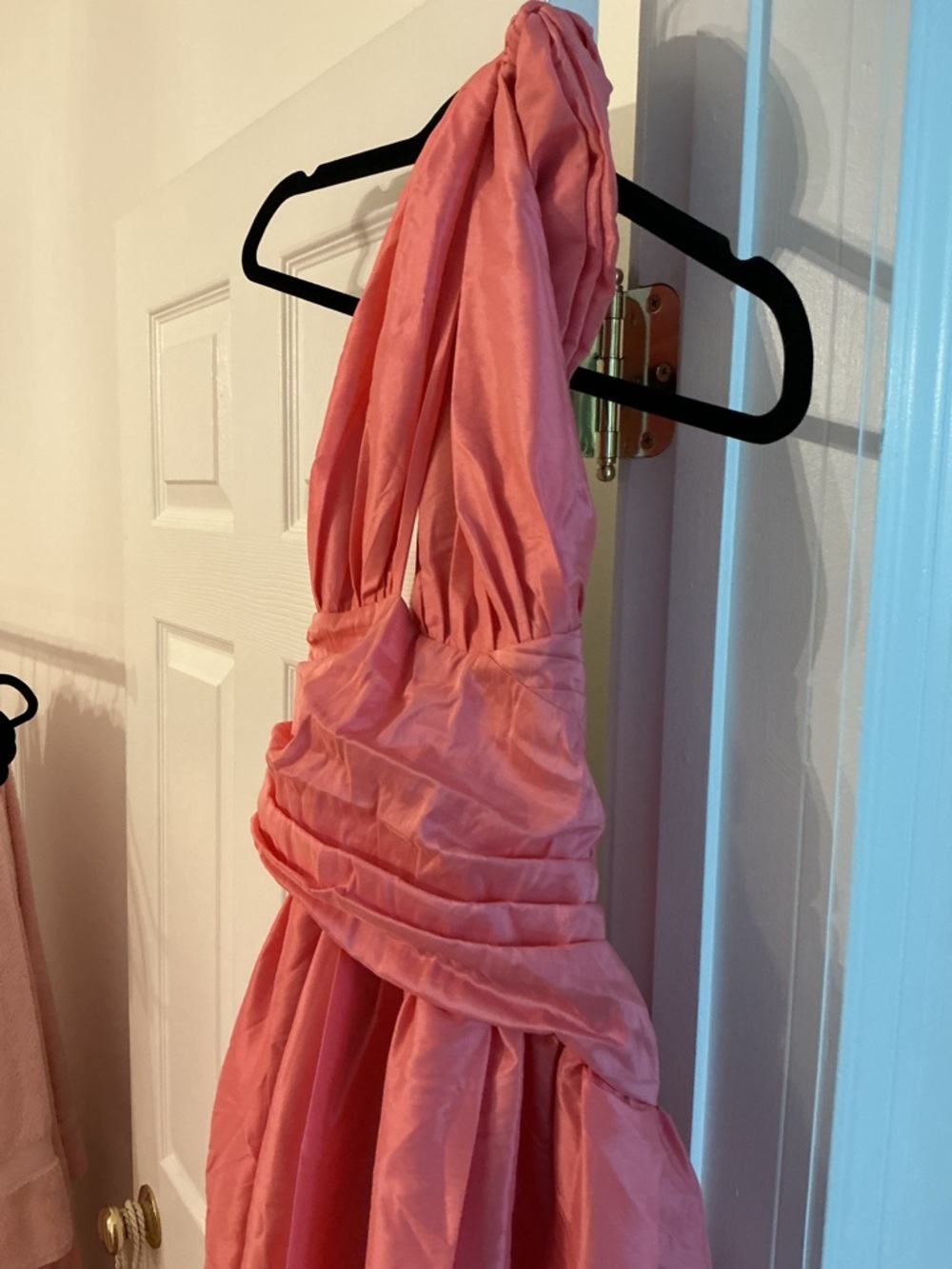 NBD Chey One-Shoulder Maxi Dress in Pink - Picture 3 of 5